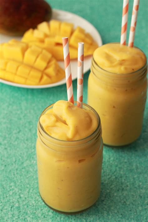 Mango Smoothie - 2 Ingredients and 5 minutes! - Loving It Vegan