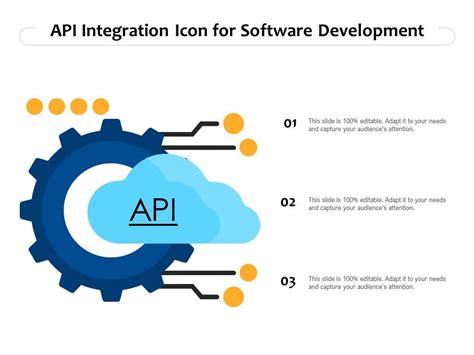 Api integration icon for software development | Presentation Graphics ...