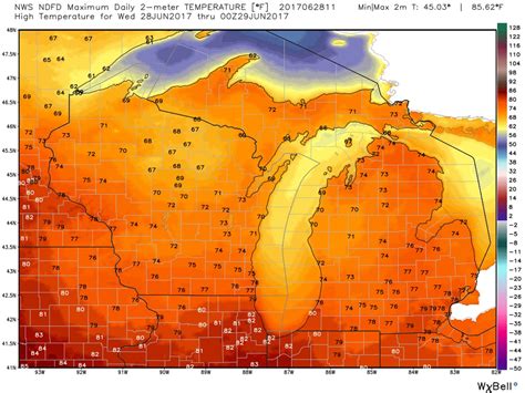 Michigan weather today: time, placement of next heavy rain - mlive.com