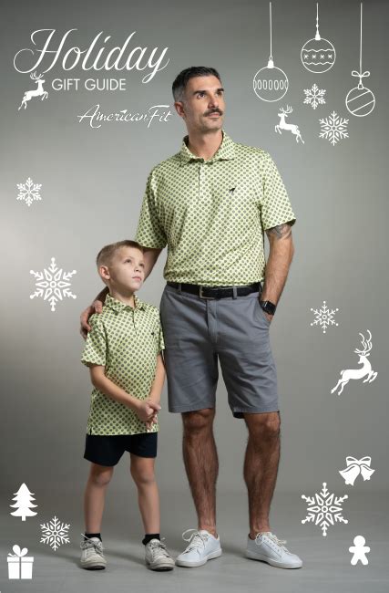 AMERICAN FIT LAUNCHES FATHER AND SON MATCHING GOLF POLOS JUST IN TIME ...