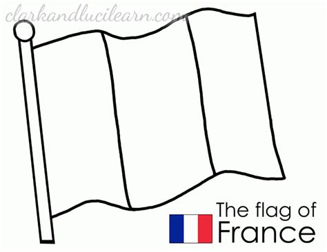 French Flag Coloring Page - Coloring Home