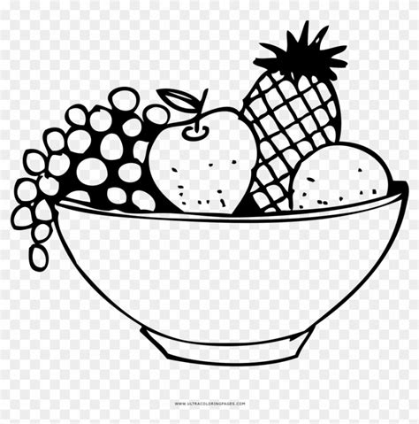 Fruit Basket Coloring Page - Canasta De Frutas Dibujo - Free ...