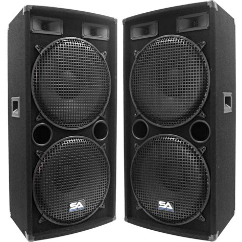 Seismic Audio Pro Audio SA-155.2 Speaker, 500 W RMS - Walmart.com ...