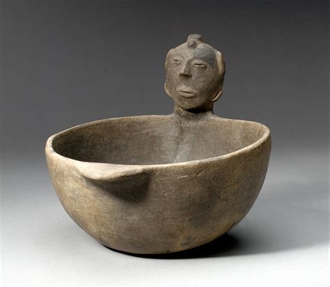 Bowl, Head on Rim | Mississippian | The Metropolitan Museum of Art