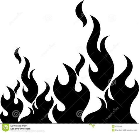 Black flame. Illustration art of a black flame with background # ...