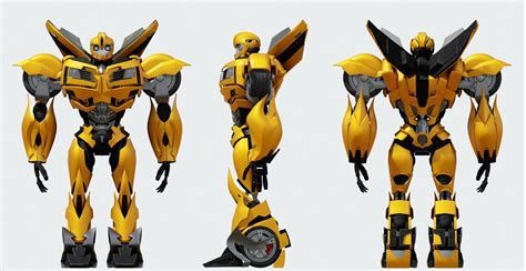 ArtStation - [TRANSFORMERS:PRIME] -Rigged character- BUMBLEBEE 3Dmodel ...