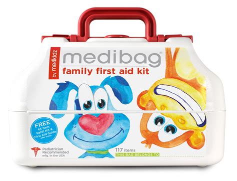 Amazon.com : Medibag 117 Piece Kid Friendly First Aid Kit for the Whole ...