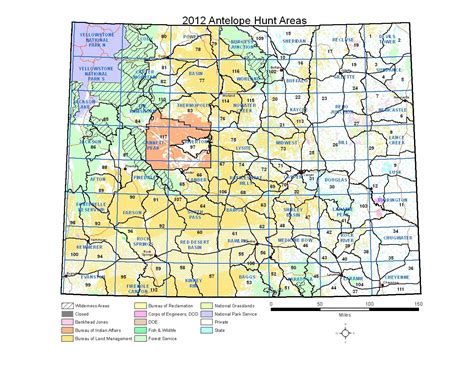 Wyoming Antelope Population Map - Channa Antonetta