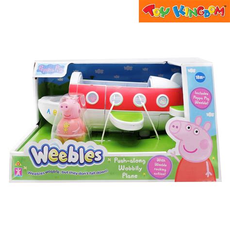 Weebles Peppa Pig Plane Playset | Toy Kingdom