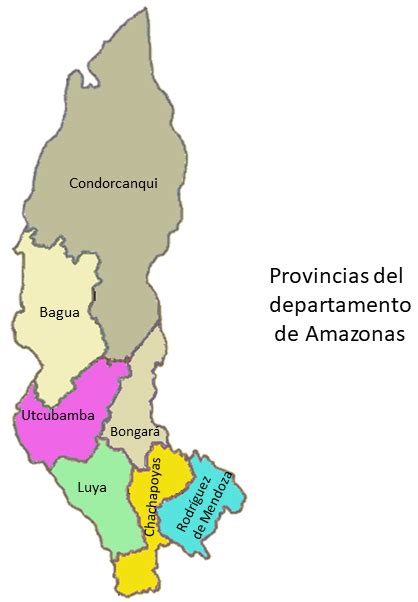 Amazonas Peru Map