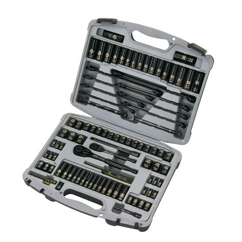 STANLEY 92-839 99-Piece Mechanics Tool Set, Black Chrome - Walmart.com ...