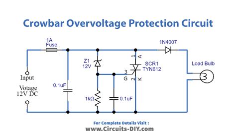 Crowbar Overvoltage Protection Circuit