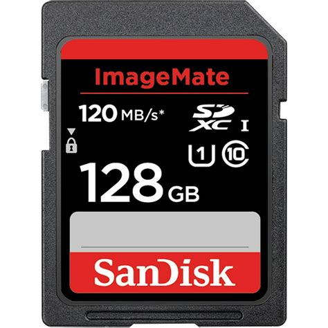 SanDisk 128GB ImageMate SDXC UHS-1 Memory Card - 120MB/s, C10, U1, Full ...