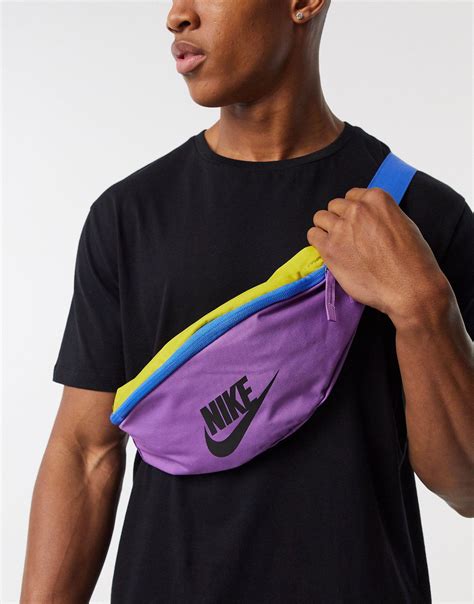 Nike Color Block Fanny Pack in Purple for Men | Lyst