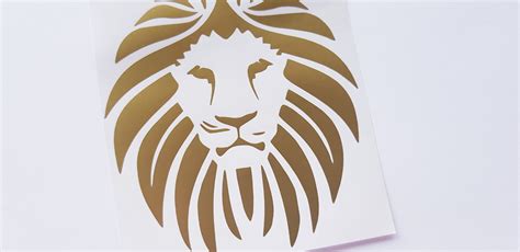 Lion Decal African Lion Wall Design King of the Jungle Lion - Etsy