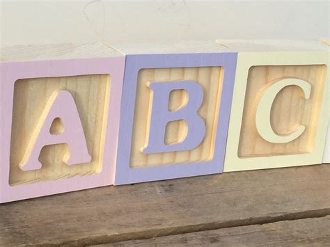 Wooden Letter Blocks