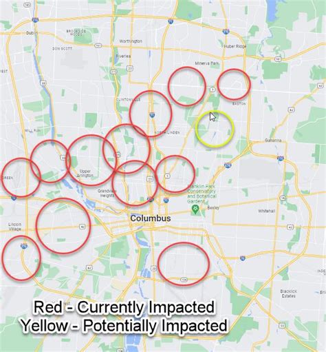 Power Outage Columbus Ohio Map - Franny Antonietta