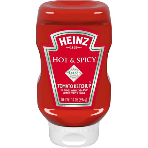 Heinz KETCHUP 14OZ HOT & SPICY