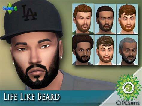 Life Like Beard - The Sims 4 Catalog | Sims 4, Sims, Mens facial hair ...