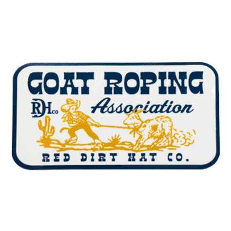 Goat Roping Decal - Red Dirt Hat Co