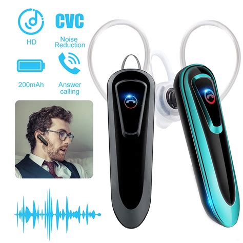 Bluetooth Earpiece for Cell Phone with Mic, EEEkit Wireless in Ear ...