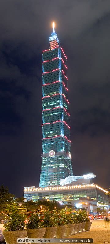 Photo of Night view of Taipei 101 tower. Taipei 101 by night, Taipei ...