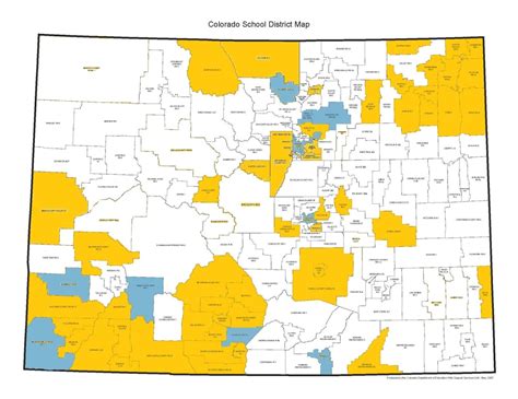 Colorado School district map | CDE