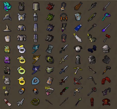 OSRS max gear bank : BankTabs