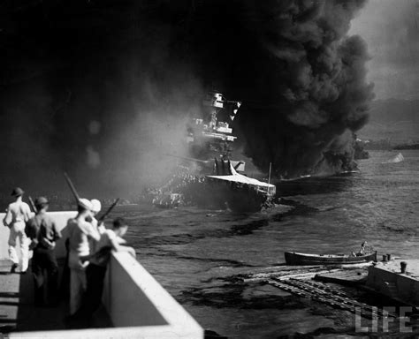 USS California, Pearl Harbor, December 7, 1941 | Pearl harbor, Pearl ...