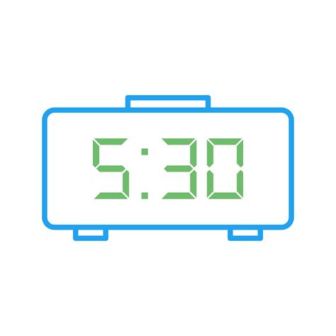 Digital Clock Vector Icon 23647734 Vector Art at Vecteezy