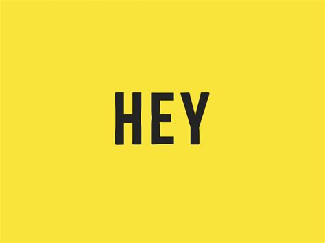 Hey You Animation by Ivan Witteborg on Dribbble