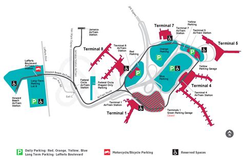 JFK Terminal Map - JFK Terminals Complete Guide - Way