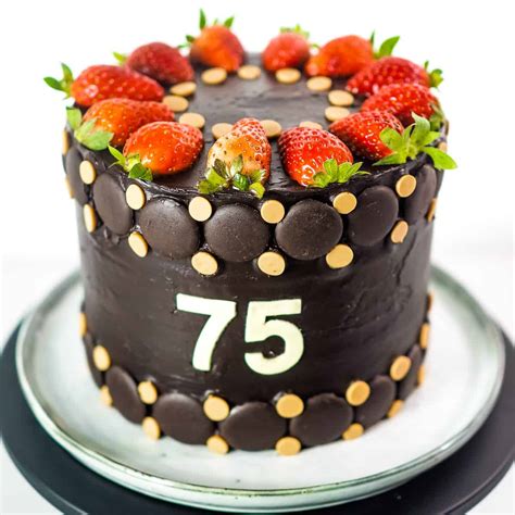 75th Birthday Cake Idea | Decorated Treats