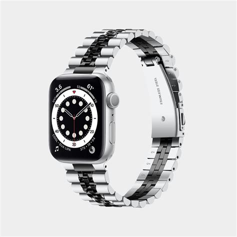 Stainless Steel Five Piece Metal Band For Apple Watch – Furefe