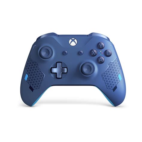 Microsoft Xbox One Wireless Controller, Sport Blue Special Edition, WL3 ...