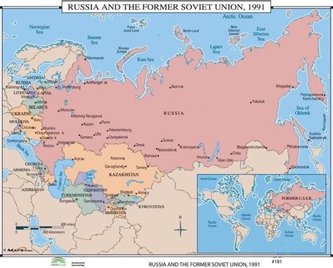 World Map With Soviet Union - Spring Ahead 2024