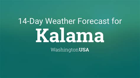 Kalama, Washington, USA 14 day weather forecast