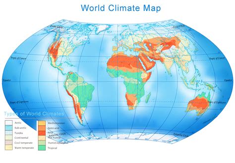 World Climate map