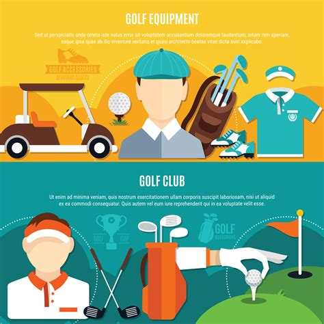 Golf banner set 1992576 Vector Art at Vecteezy