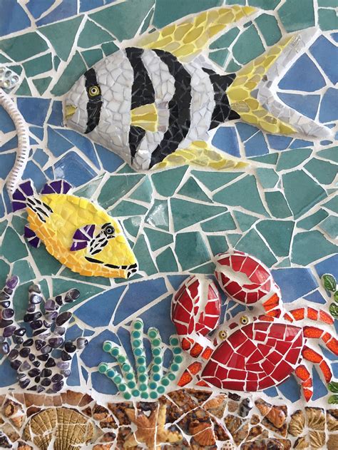 Life on the Ocean Floor Mosaic This Ocean Floor Holds a | Etsy