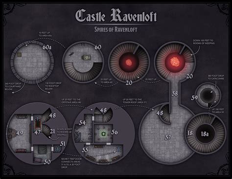 I've 'remastered' my Castle Ravenloft maps! : r/CurseofStrahd