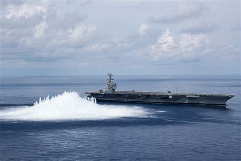 USS Gerald R. Ford Conducts Final Explosive Event, Completing Full Ship ...