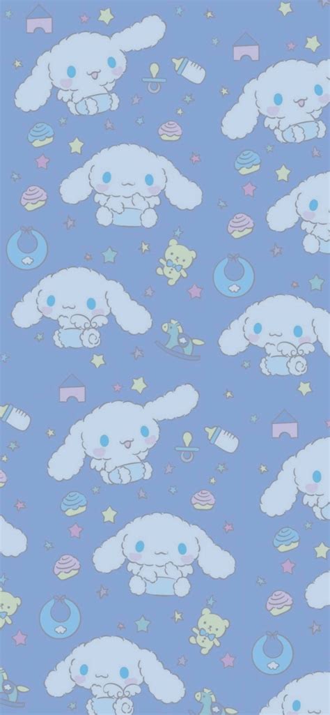 Cinnamoroll Blue Pattern Wallpapers - Aesthetic Sanrio Wallpapers ...