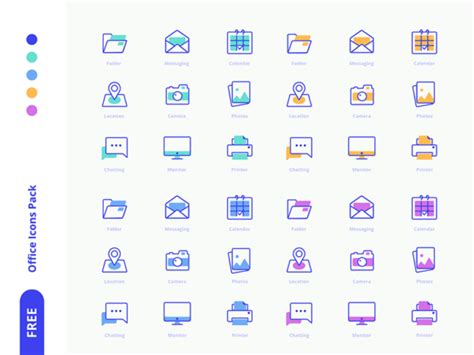 18 Free office icons (SVG + Sketch formats) - Freebiesbug