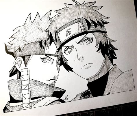 Shisui and Kagami Uchiha by artxnoa on DeviantArt