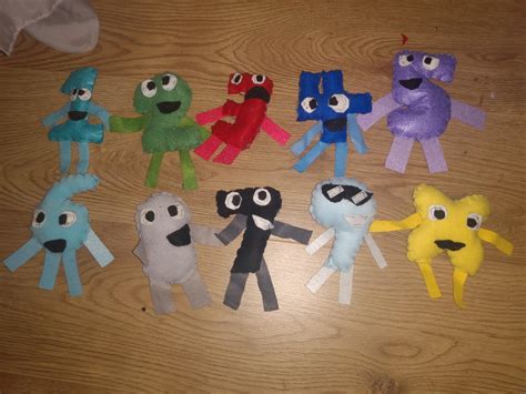 I made Algebralien plushies! I'm almost done with the TPOT debuters ...