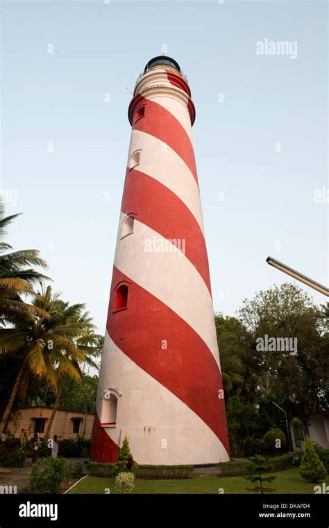 Lighthouse, Kollam. Kerala, India Stock Photo - Alamy