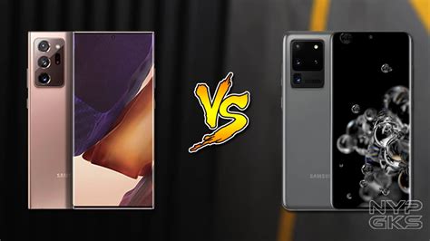 Samsung Galaxy Note 20 Ultra vs Galaxy S20 Ultra: Specs Comparison ...