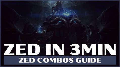 ZED COMBOS GUIDE S11 LOL 2020 | ZED GUIDE LEAGUE OF LEGENDS - Liên Minh