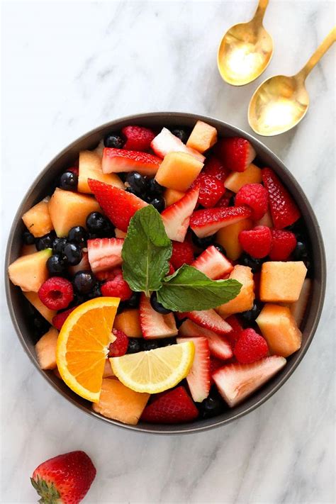 Fresh Fruit Salad (ready in 15 minutes!) - Fit Foodie Finds